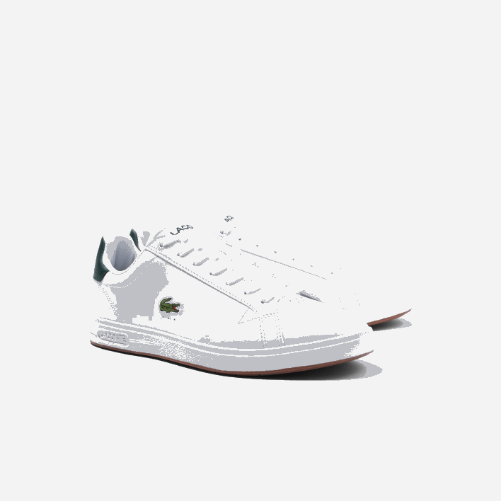Lacoste Graduate Pro Leather Sneakers 646T1910 White & Dark Green 1R5 Men