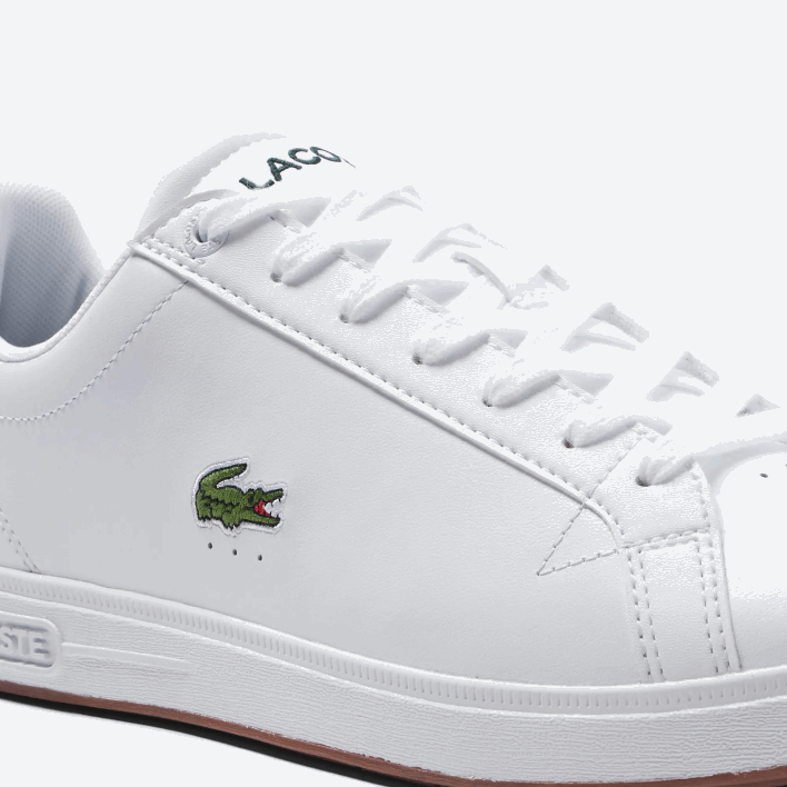 Lacoste Graduate Pro Leather Sneakers 646T1910 White & Dark Green 1R5 Men