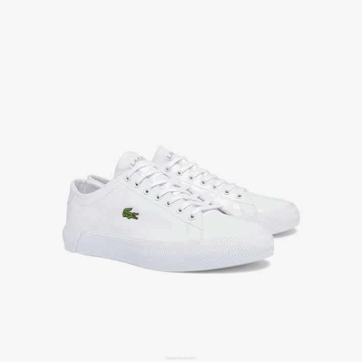 Lacoste Gripshot Leather and Synthetic Sneakers 646T1750 White 21G Men
