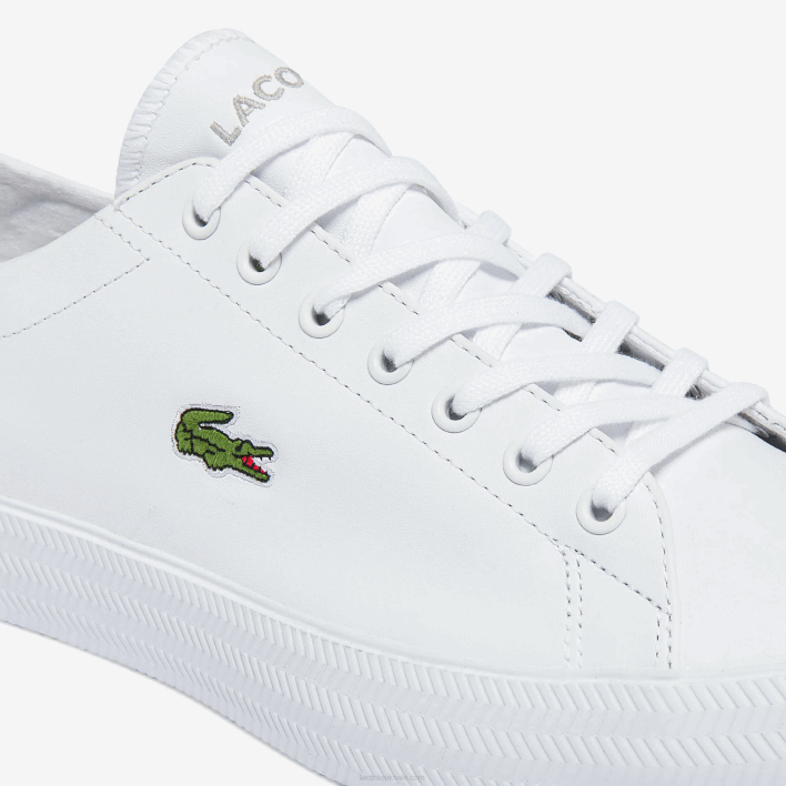 Lacoste Gripshot Leather and Synthetic Sneakers 646T1750 White 21G Men