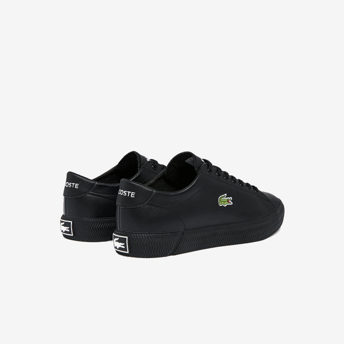 Lacoste Gripshot Leather and Synthetic Sneakers 646T1883 Black 02H Men