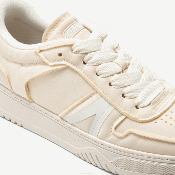 Lacoste L001 Crafted Textile Sneakers 646T1746 Off White 18C Men