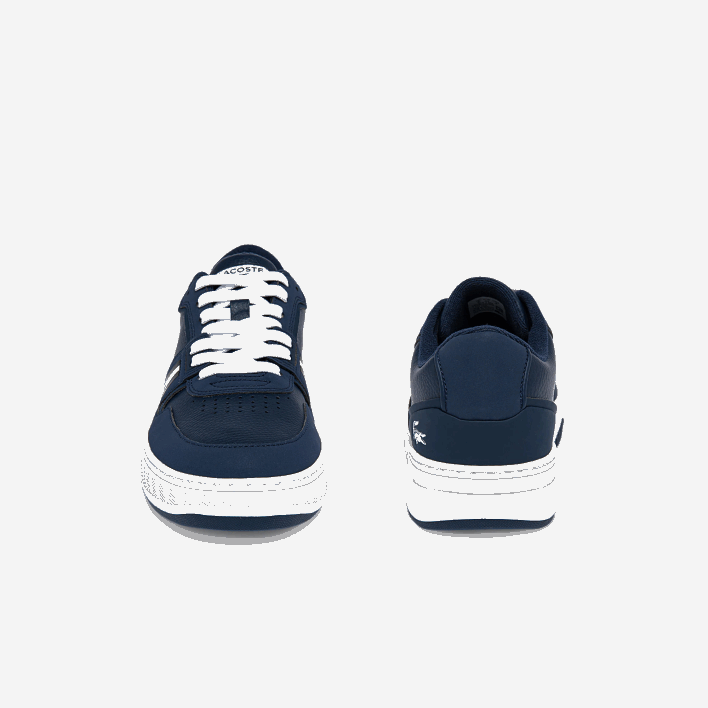 Lacoste L001 Leather Color-Pop Sneakers 646T1829 Navy & White 092 Men