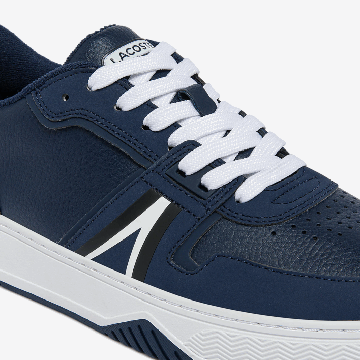 Lacoste L001 Leather Color-Pop Sneakers 646T1829 Navy & White 092 Men