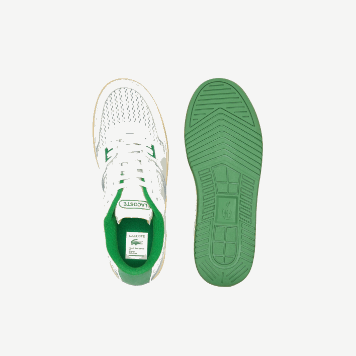 Lacoste L001 Leather Heel Pop Sneakers 646T1745 White/Green 082 Men