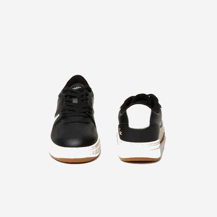 Lacoste L001 Leather Popped Heel Sneakers 646T1881 Black & Off White 454 Men