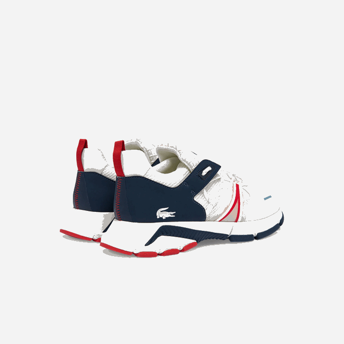 Lacoste L003 Textile Sneakers 646T1799 White/Navy & Red 407 Men
