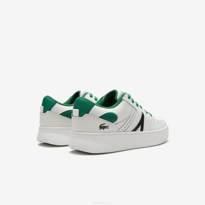 Lacoste L005 Leather Color-Pop Sneakers 646T1818 White/Green 082 Men