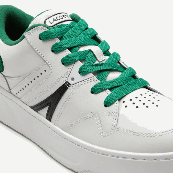 Lacoste L005 Leather Color-Pop Sneakers 646T1818 White/Green 082 Men