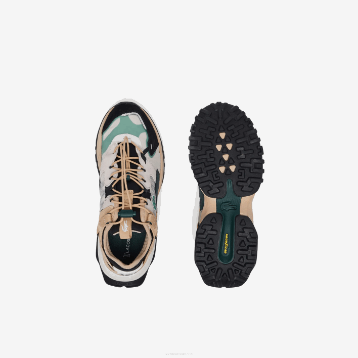 Lacoste L-Guard Breaker Textile Outdoor Shoes 646T1778 Natural Black NB1 Men