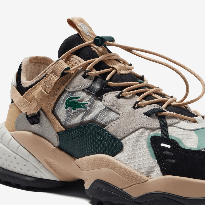 Lacoste L-Guard Breaker Textile Outdoor Shoes 646T1778 Natural Black NB1 Men