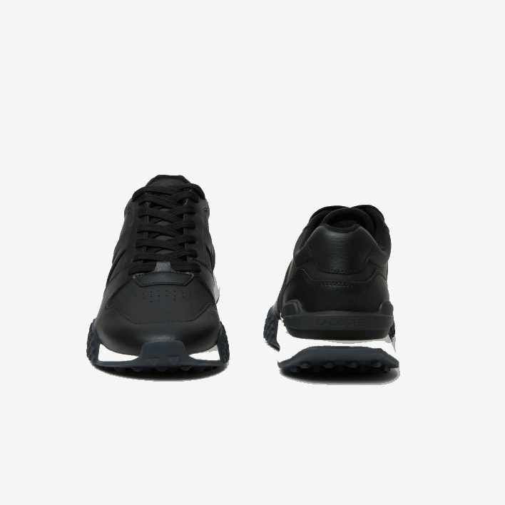 Lacoste L-Spin Deluxe 2.0 Synthetic Sneakers 646T1763 Black & White 312 Men