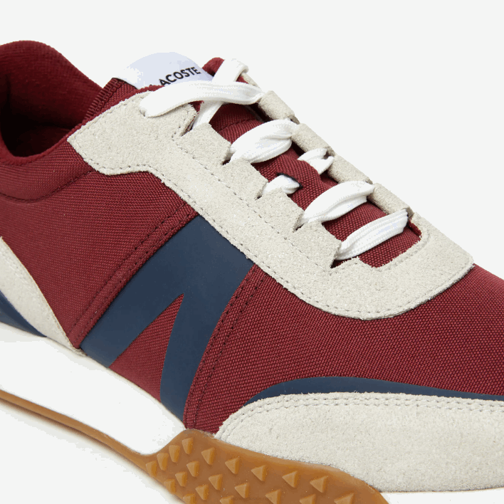 Lacoste L-Spin Deluxe Winter Leather and Textile Outdoor Shoes 646T1781 Navy Gum GU1 Men