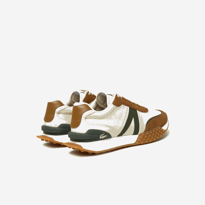 Lacoste L-Spin Deluxe Winter Leather and Textile Outdoor Shoes 646T1782 Tan Gum TG5 Men