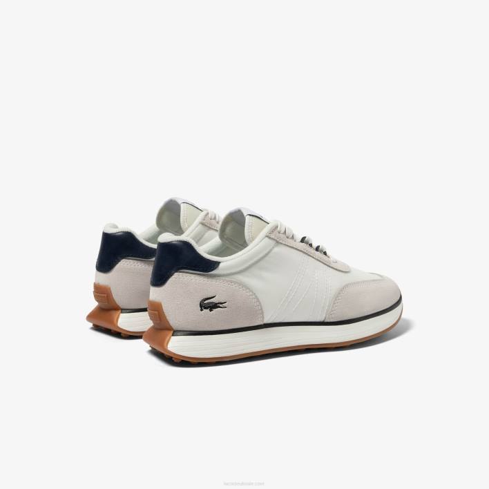Lacoste L-Spin Textile Sneakers 646T1748 White & Navy 042 Men