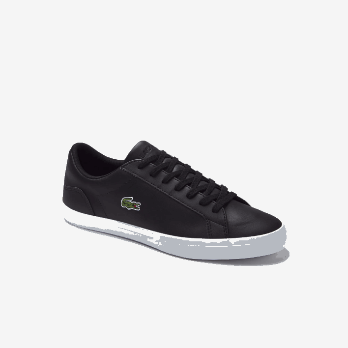 Lacoste Lerond Leather Sneakers 646T1716 Black 024 Men
