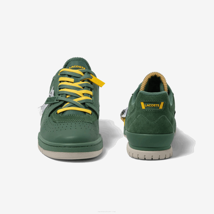 Lacoste M89 Leather and Textile Sneakers 646T1749 Green 1M8 Men