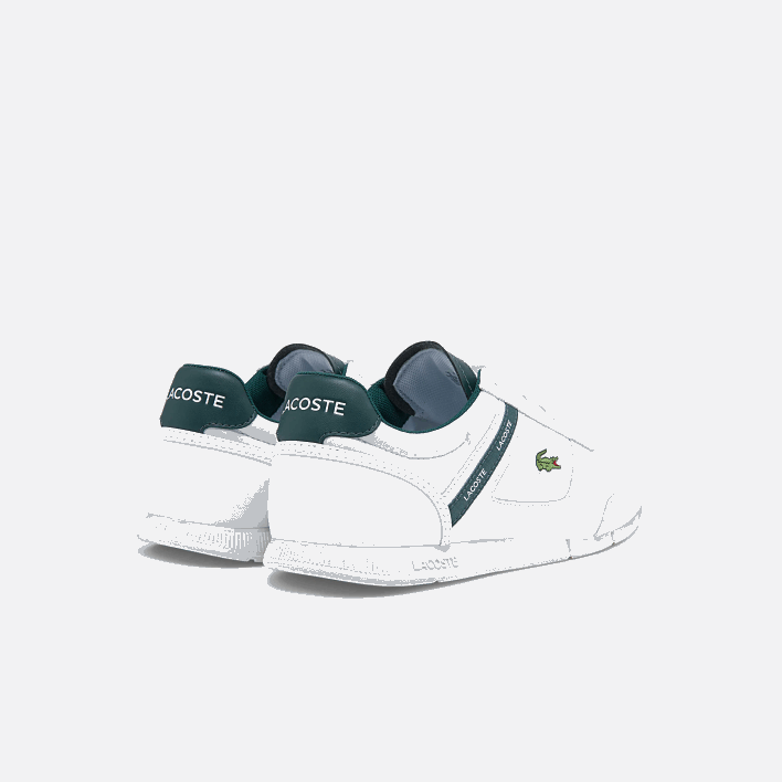 Lacoste Menerva Sport Textile and Leather Sneakers 646T1700 White & Dark Green 1R5 Men