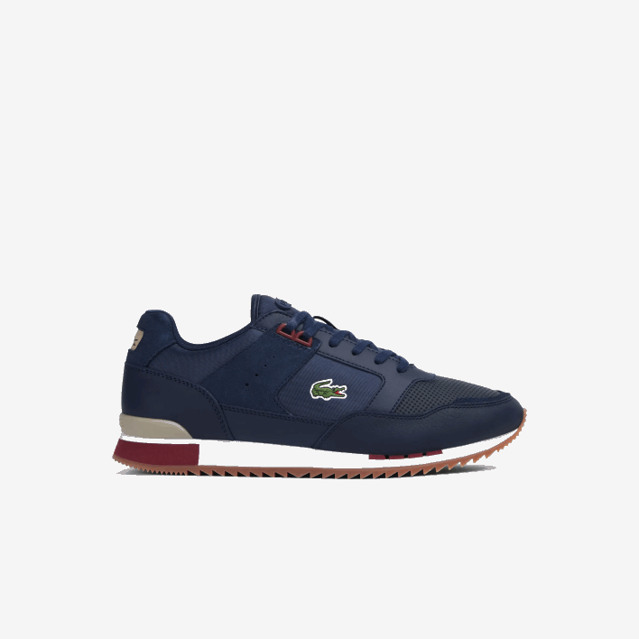 Lacoste Partner Textile and Leather Sneakers 646T1712 Navy Gum GU1 Men