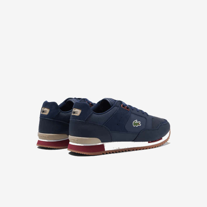 Lacoste Partner Textile and Leather Sneakers 646T1712 Navy Gum GU1 Men