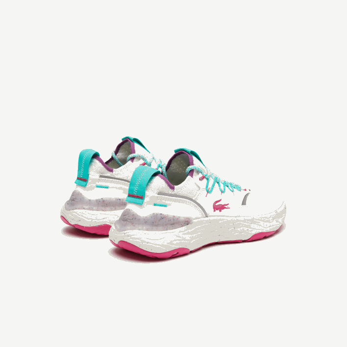 Lacoste Re-Comfort Synthetic and Textile Sneakers 646T1834 White & Red 286 Men