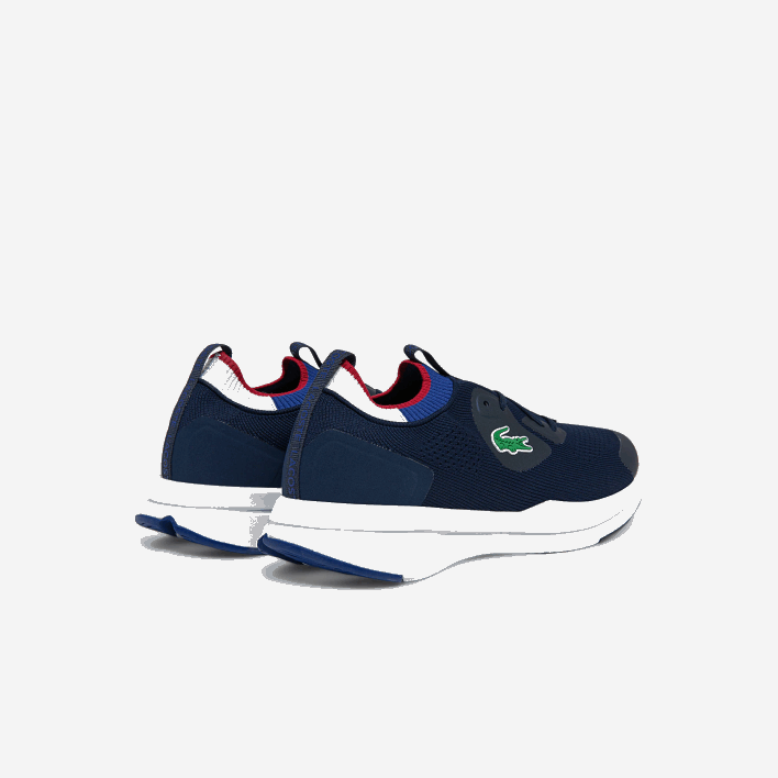 Lacoste Run Spin Knit Textile Sneakers 646T1862 Navy & White 092 Men
