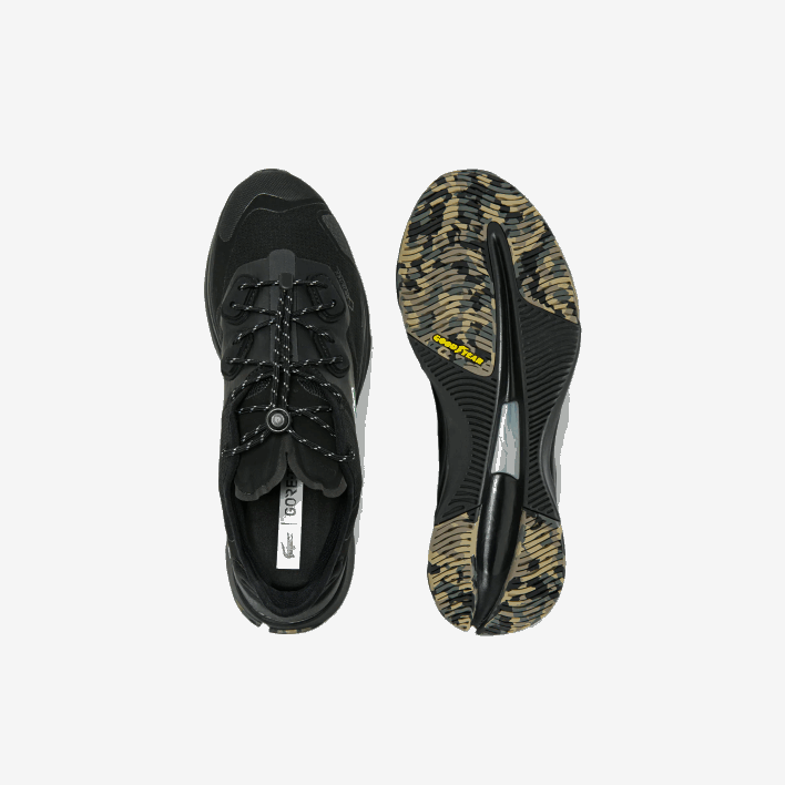 Lacoste Run Spin Ultra GTX Textile Sneakers 646T1838 Black 02H Men