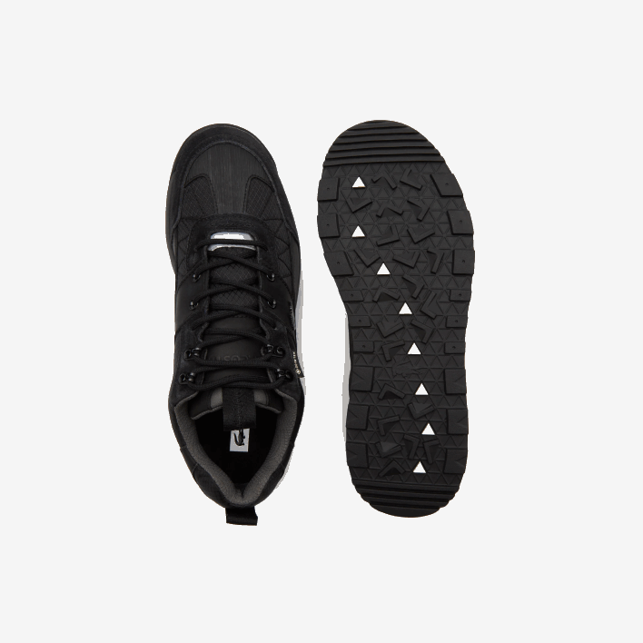 Lacoste Urban Breaker Lo GTX Textile and Leather Sneakers 646T1864 Black 02H Men