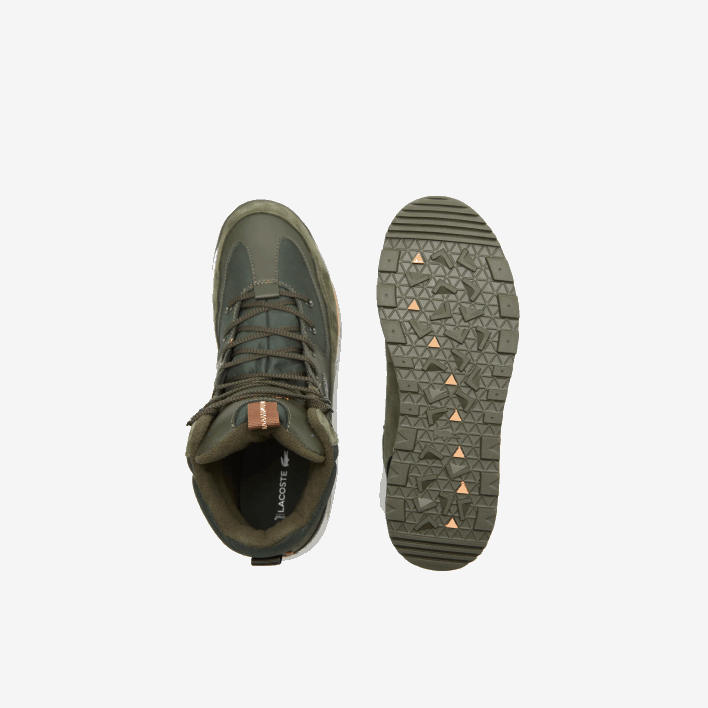 Lacoste Urban Breaker Textile and Outdoor Shoes 646T1891 Dark Green & Off White 1X3 Men