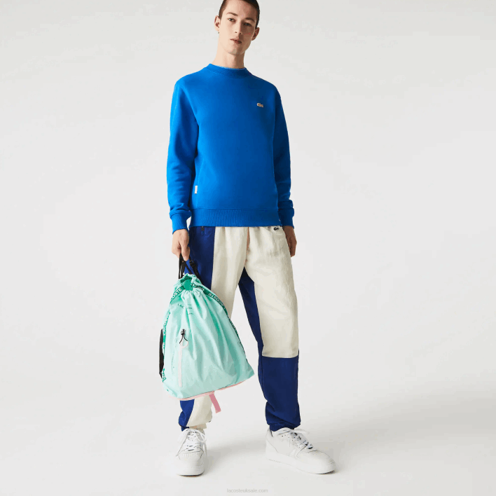 Lacoste Branded Band Foldable Nylon Backpack 646T2056 Seringat Fluorine Lotus K10 Women