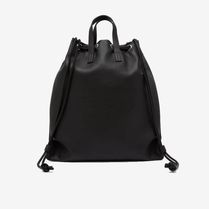 Lacoste Contrast Geographical Coordinate Flat Backpack 646T2105 Noir Blanc 279 Women