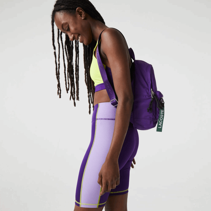 Lacoste Signature Patch Branded Puller Backpack 646T2862 Samui K66 Women