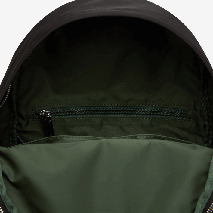 Lacoste Signature Patch Branded Puller Backpack 646T2863 Black 000 Women