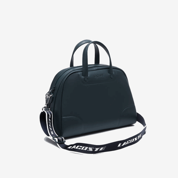 Lacoste Branded Shoulder Strap Bowling Bag 646T2859 Sinople Marine 166 Blanc K52 Women