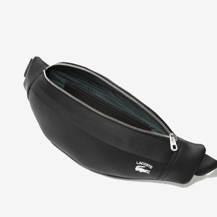 Lacoste Contrast Coordinate Waist Bag 646T2062 Black 000 Women