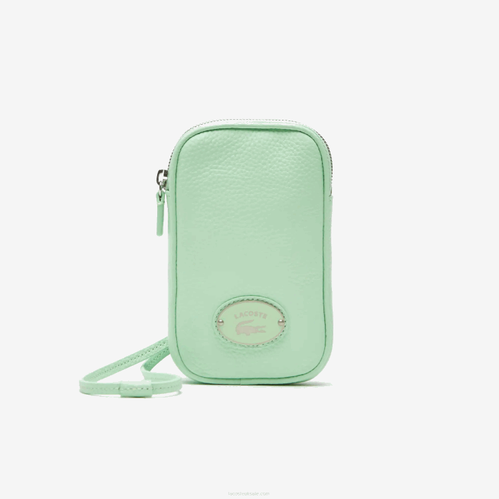 Lacoste Contrast Crocodile Phone Holder 646T2894 Ash K93 Women