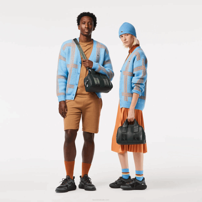 Lacoste Contrast Inscriptions Sports Bag 646T2107 Sinople B43 Women