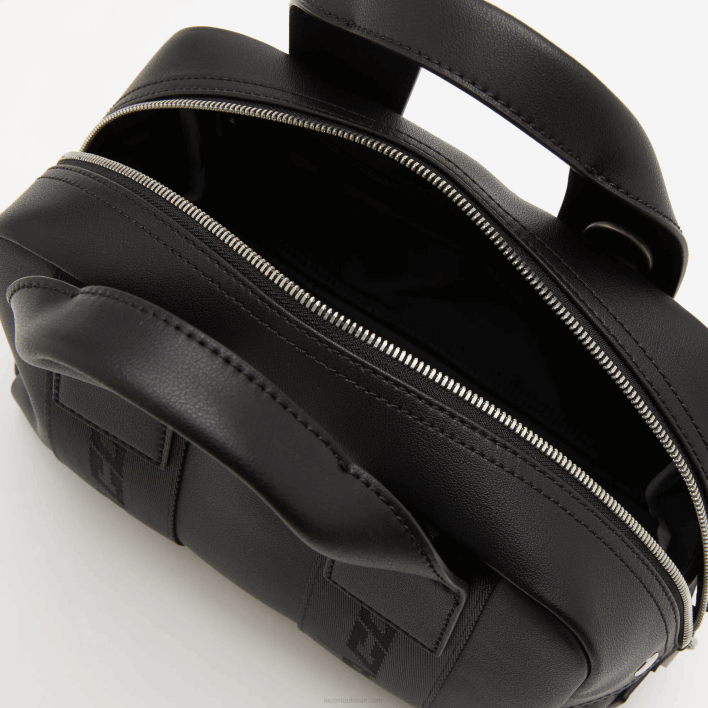 Lacoste Contrast Inscriptions Sports Bag 646T2108 Black 000 Women