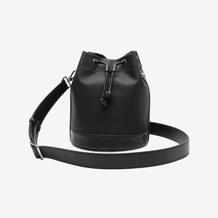 Lacoste Detachable Strap Bucket Bag 646T2860 Black 000 Women