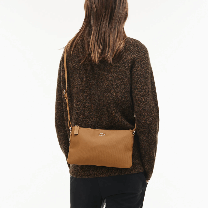 Lacoste L.12.12 Concept Flat Crossover Bag 646T2771 High Risk Red 883 Women