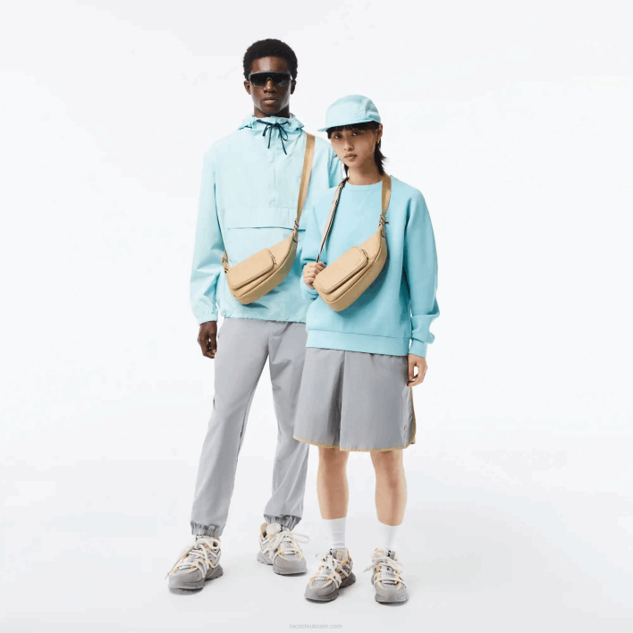 Lacoste Logo Print Shoulder Bag 646T1973 Lion L32 Women