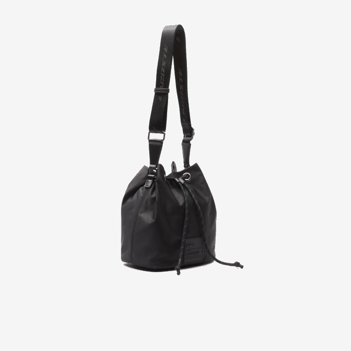 Lacoste Signature Patch Bucket Bag 646T2876 Black 000 Women