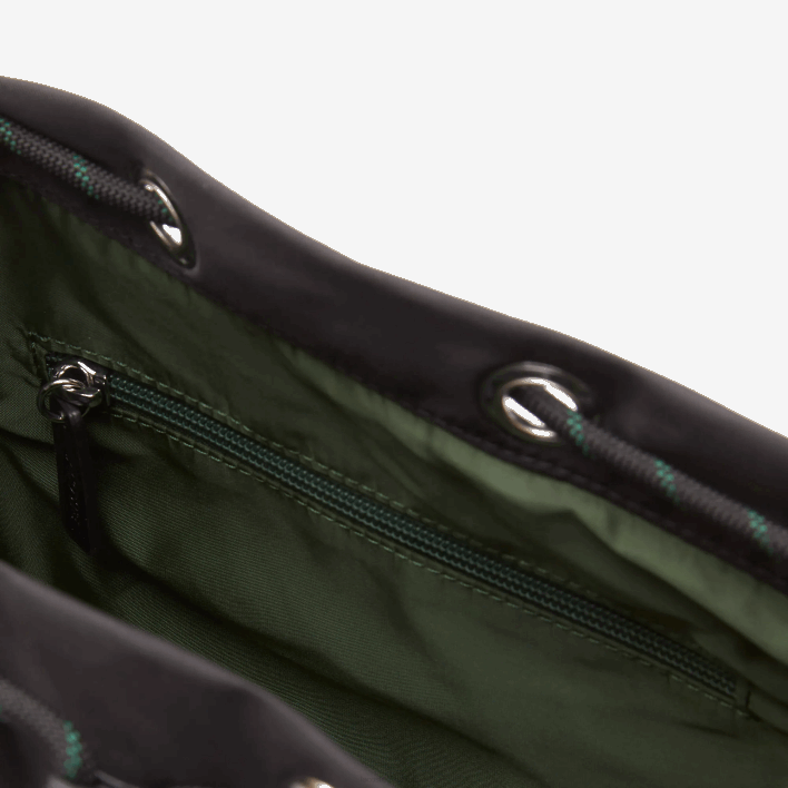 Lacoste Signature Patch Bucket Bag 646T2876 Black 000 Women