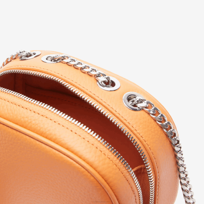 Lacoste Small Grained Leather Crossover Bag 646T2854 Poterie K20 Women