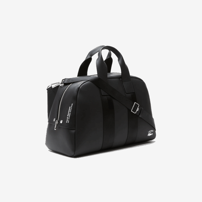 Lacoste Supple Leather Weekend Bag 646T2101 Black 000 Women