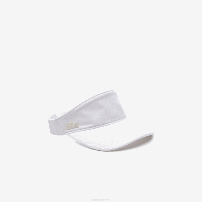 Lacoste Cotton Pique Visor 646T2896 White 70V Women