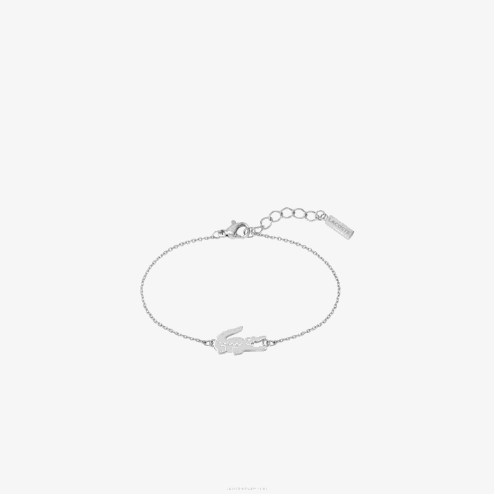 Lacoste Crocodile Bracelet 646T2902 Silver 045 Women