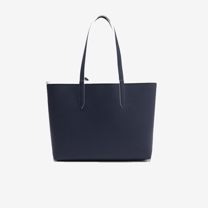 Lacoste Anna Reversible Bicolor Tote Bag 646T2776 Farine Blue Nuit L44 Women