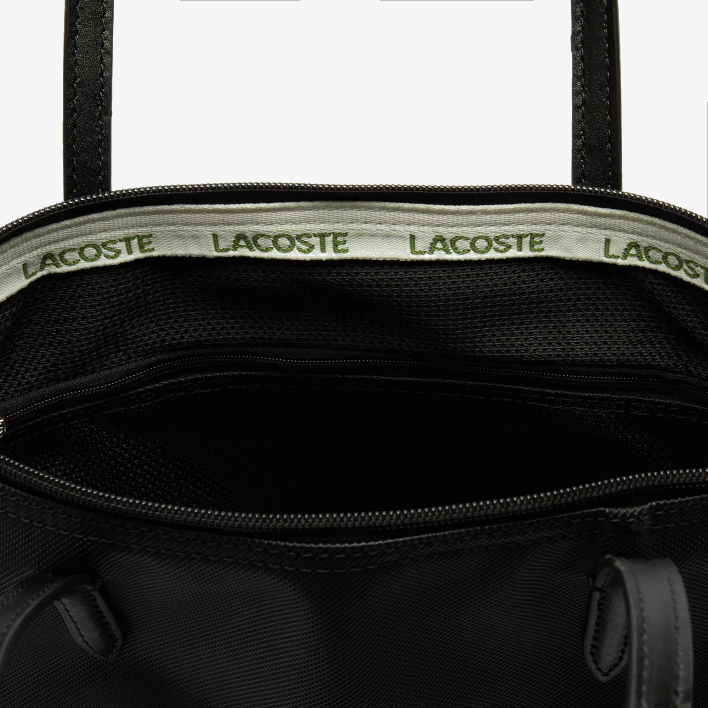 Lacoste L.12.12 Concept Small Zip Tote Bag 646T2804 Black 000 Women