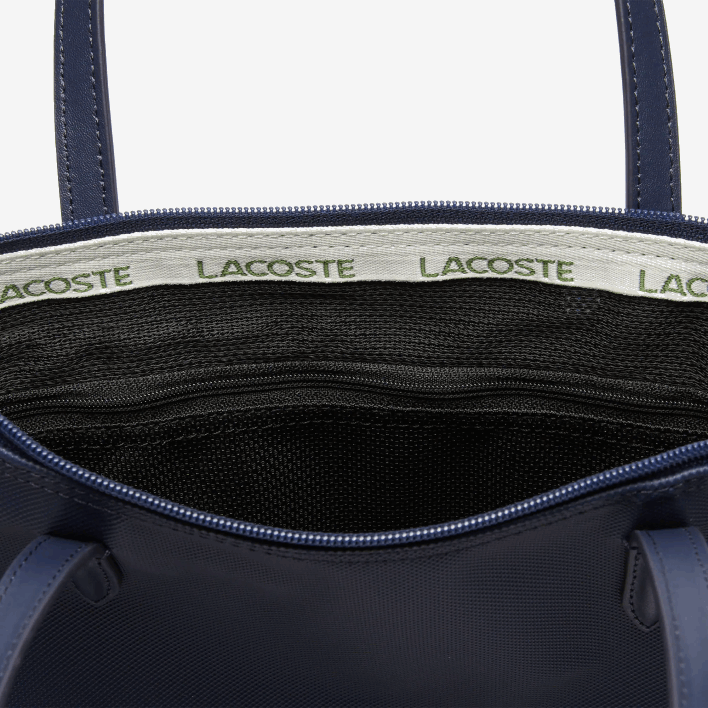 Lacoste L.12.12 Concept Small Zip Tote Bag 646T2805 Eclipse 141 Women